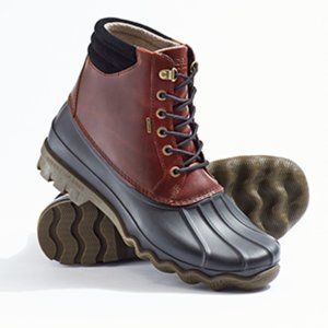 Sperry Avenue Duck Boots Shoes Leather Waterproof Thermal Rain STS10548 Men's 10